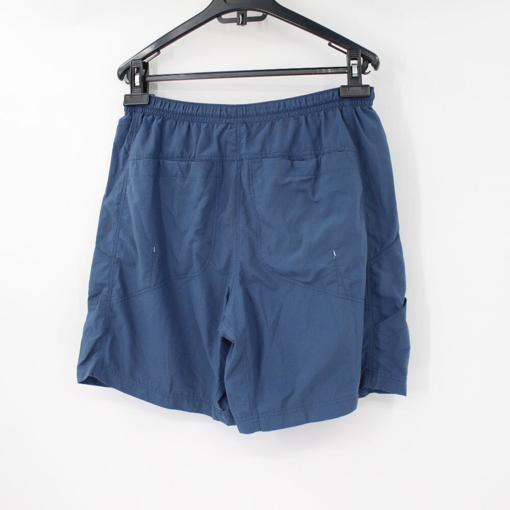 patagonia shorts men's Small 8" blue drawstring lined nylon blend mesh lined - Picture 3 of 12